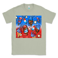 Matcha american popsicle and stars Classic Tee - AdoDesignShop