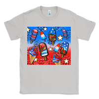 Moon Dust american popsicle and stars Classic Tee - AdoDesignShop