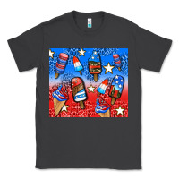 Smoke american popsicle and stars Classic Tee - AdoDesignShop
