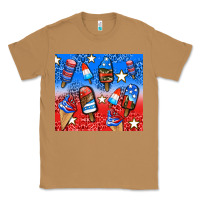 Toasted Coconut american popsicle and stars Classic Tee - AdoDesignShop