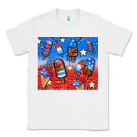 White american popsicle and stars Classic Tee - AdoDesignShop