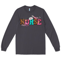 Smoke nurse with nurse element Long Sleeve Tee - AdoDesignShop