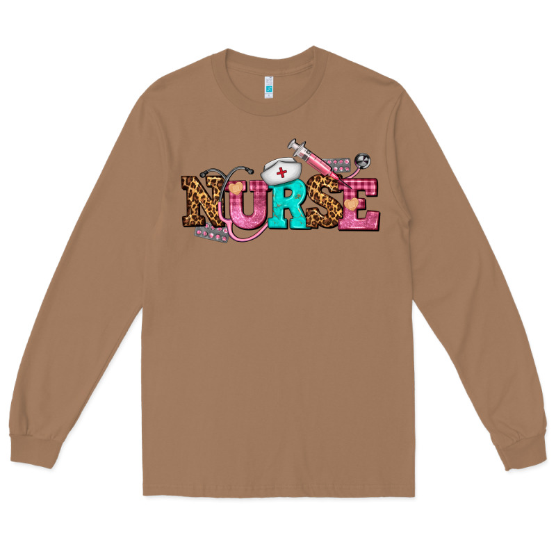 Nurse With Nurse Element Long Sleeve Tee by AdoDesignShop | Teevron