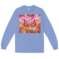 Colony Blue Hour Breast Cancer Bra Long Sleeve Tee - Artiststas