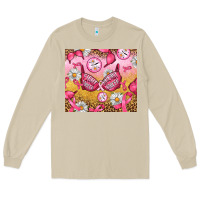 Mushroom Hour Breast Cancer Bra Long Sleeve Tee - Artiststas