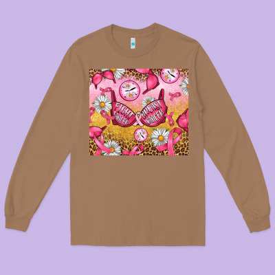 Hour Breast Cancer Bra Long Sleeve Tee Designed By Artiststas