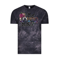 Cloud Black most loved mother Vintage Tee - SublimationCraftShop