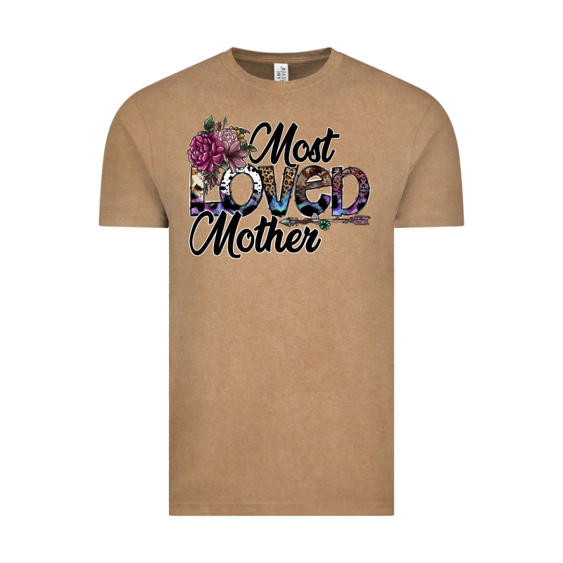 Most Loved Mother Vintage Tee by SublimationCraftShop | Teevron