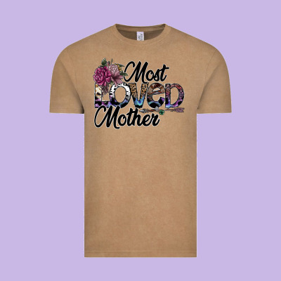 Most Loved Mother Vintage Tee Designed By Sublimationcraftshop