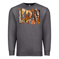 Charcoal Heather lpn licensed practical nurse Premium Sweatshirt - NancyCooperArtShop