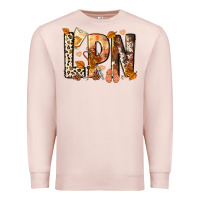 Pale Pink lpn licensed practical nurse Premium Sweatshirt - NancyCooperArtShop