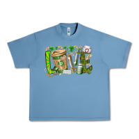 Pebble Blue St Patricks love nurse Urban Heavy Tee - RacoonDesign