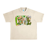 Sandshell St Patricks love nurse Urban Heavy Tee - RacoonDesign