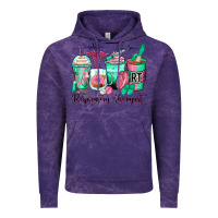 Cloud Purple respiratory therapist coffee cups Vintage Hoodie - Zillion Design Studio