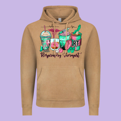 Respiratory Therapist Coffee Cups Vintage Hoodie Designed By Zillion Design Studio