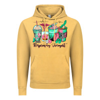 Vintage Mustard respiratory therapist coffee cups Vintage Hoodie - Zillion Design Studio