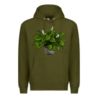 Army Green Peace Lily Premium Hoodie - LillyAllenDesigns