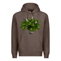 Coffee Peace Lily Premium Hoodie - LillyAllenDesigns