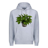 Heather Grey Peace Lily Premium Hoodie - LillyAllenDesigns