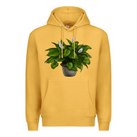 Mustard Peace Lily Premium Hoodie - LillyAllenDesigns