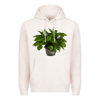 Pale Pink Peace Lily Premium Hoodie - LillyAllenDesigns