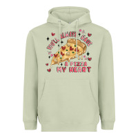 Matcha you'll always have a pizza my heart Heavyweight Hoodie - MaliasSmallBusiness