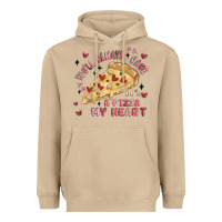 Mushroom you'll always have a pizza my heart Heavyweight Hoodie - MaliasSmallBusiness