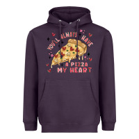 You'll Always Have A Pizza My Heart Heavyweight Hoodie | Teevron