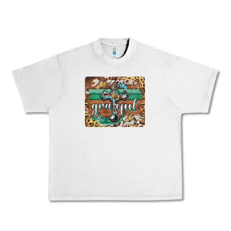 Grateful Cross Urban Heavy Tee by BarkalooDesign | Teevron