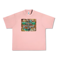 Salmon grateful cross Urban Heavy Tee - BarkalooDesign