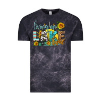 Cloud Black living on lake time Vintage Tee - HRA Design Shop