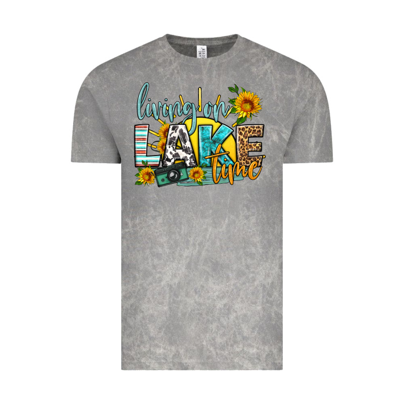 Living On Lake Time Vintage Tee by HRA Design Shop | Teevron