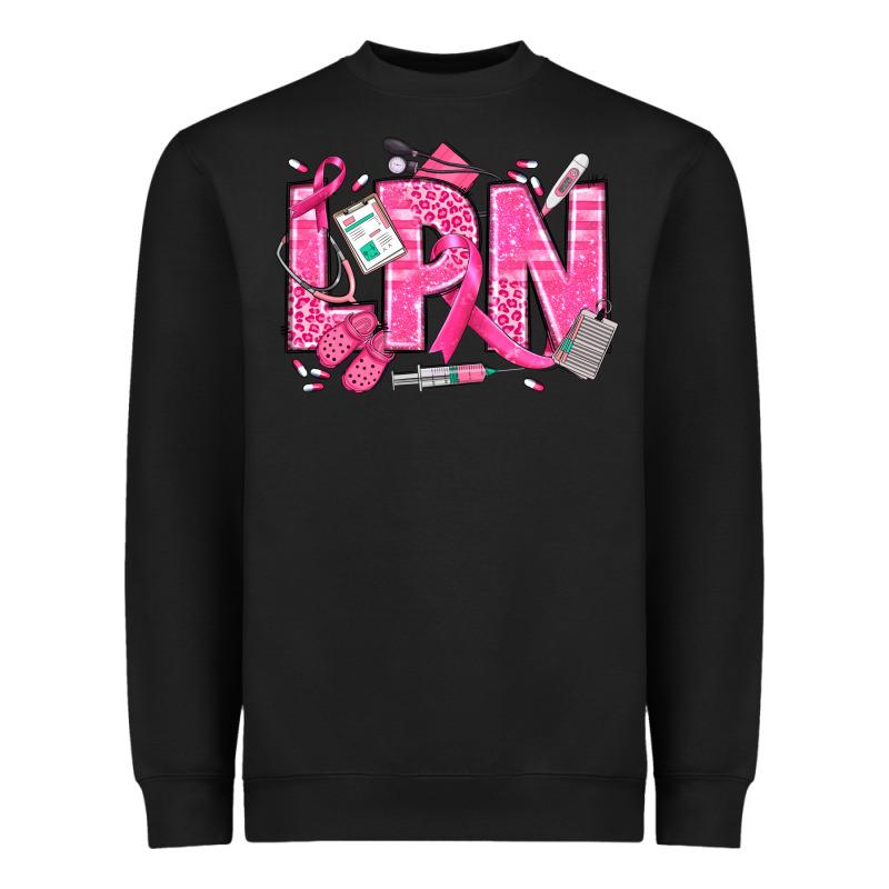 Breast Cancer Lpn Licensed Practical Nurse Heavyweight Sweatshirt by texasbilliewilder | Teevron