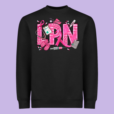 Breast Cancer Lpn Licensed Practical Nurse Heavyweight Sweatshirt Designed By Texasbilliewilder