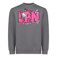 Storm Breast Cancer LPN Licensed Practical Nurse Heavyweight Sweatshirt - texasbilliewilder