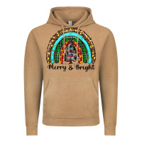 Vintage Camel merry and bright rainbow christmas Vintage Hoodie - RanaPortraitStore