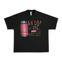 Black red white  boozed Urban Heavy Tee - CowhideDigitalArt