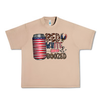 Burro red white  boozed Urban Heavy Tee - CowhideDigitalArt