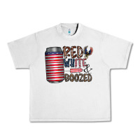 Lunar Rock red white  boozed Urban Heavy Tee - CowhideDigitalArt
