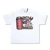 White red white  boozed Urban Heavy Tee - CowhideDigitalArt