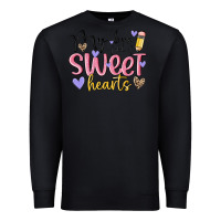 Black my bus full of sweet hearts Premium Sweatshirt - MaliasSmallBusiness