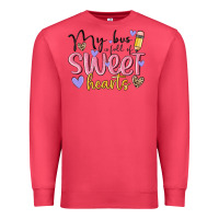 Cardinal my bus full of sweet hearts Premium Sweatshirt - MaliasSmallBusiness
