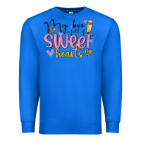 True Royal my bus full of sweet hearts Premium Sweatshirt - MaliasSmallBusiness