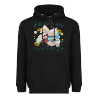 Black reading is dreaming with your eyes open Heavyweight Hoodie - MaliasSmallBusiness