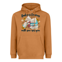 Meerkat reading is dreaming with your eyes open Heavyweight Hoodie - MaliasSmallBusiness