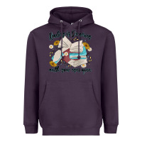 Plum reading is dreaming with your eyes open Heavyweight Hoodie - MaliasSmallBusiness