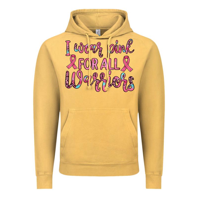 I Wear Pink For All Warriors Vintage Hoodie by JahusDesignShop | Teevron