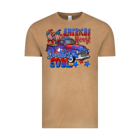 American Heart Southern Soul Truck 4th Of July Vintage Tee | Teevron