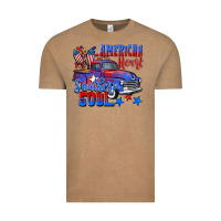 Vintage Coffee American heart southern soul truck 4th of july Vintage Tee - CowGirlArtShop