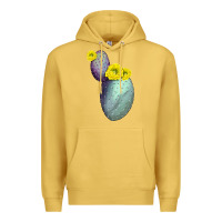 Antique Gold Opunthia Santa Rita Cactus Premium Hoodie - LillyAllenDesigns